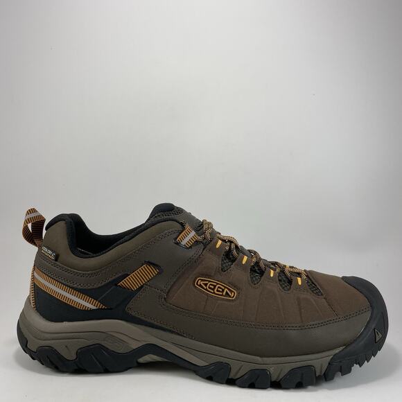 Keen Targhee EXP Waterproof Low Top Hiking Boots Mens Size 13 Brown Synthetic - Picture 1 of 9